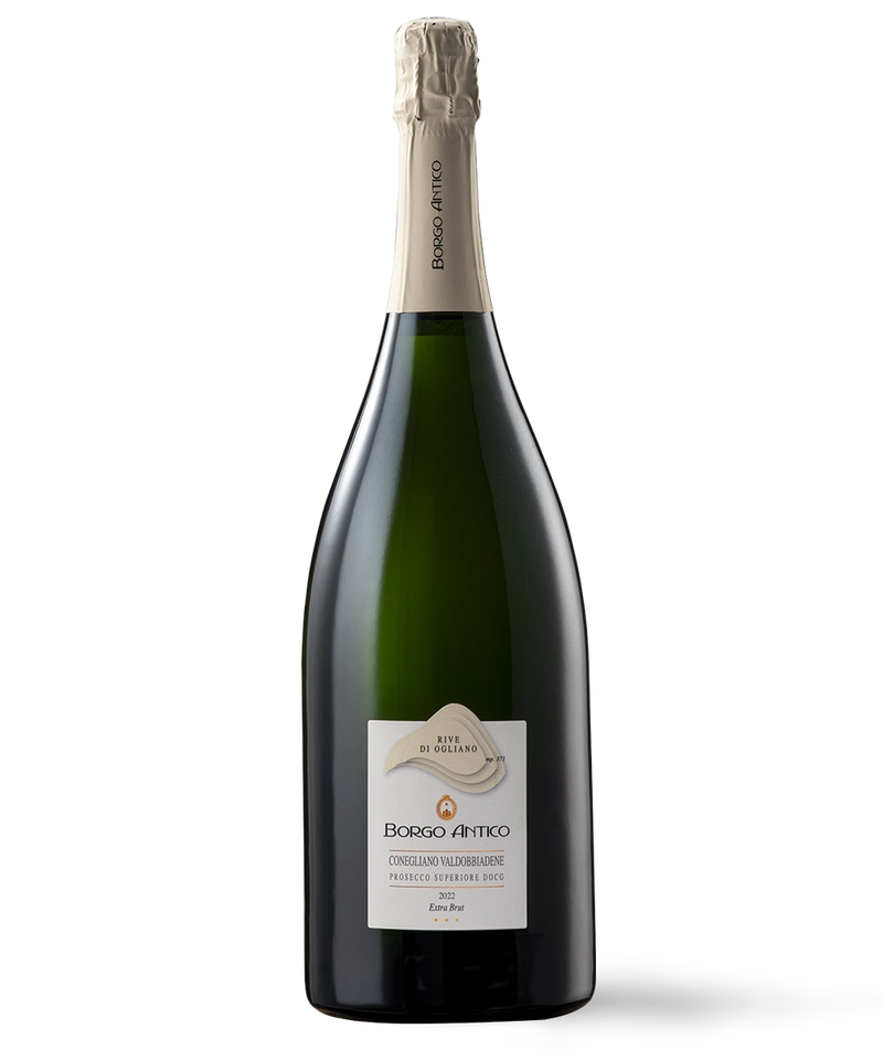 BORGO ANTICO Prosecco Superiore DOCG Extra Brut "Rive di Ogliano" 1,5 l Magnum