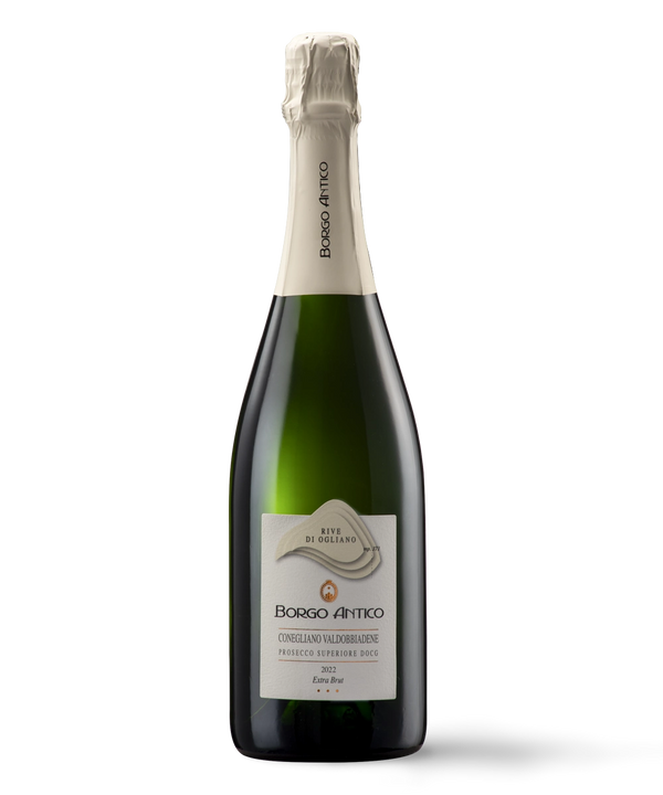 BORGO ANTICO Prosecco Superiore DOCG Extra Brut "Rive di Ogliano" 0,75 l