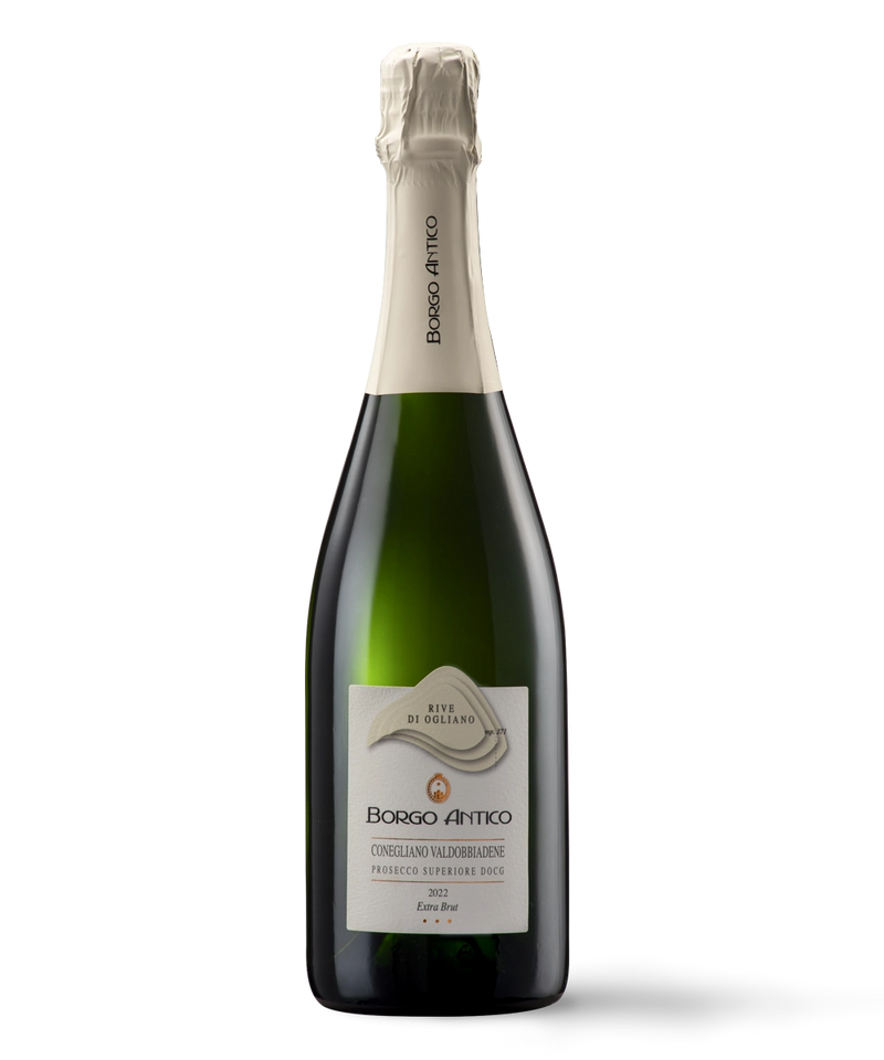 BORGO ANTICO Prosecco Superiore DOCG Extra Brut "Rive di Ogliano" 0,75 l